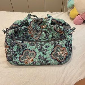 Vera Bradley carry on/ mini duffle bag
